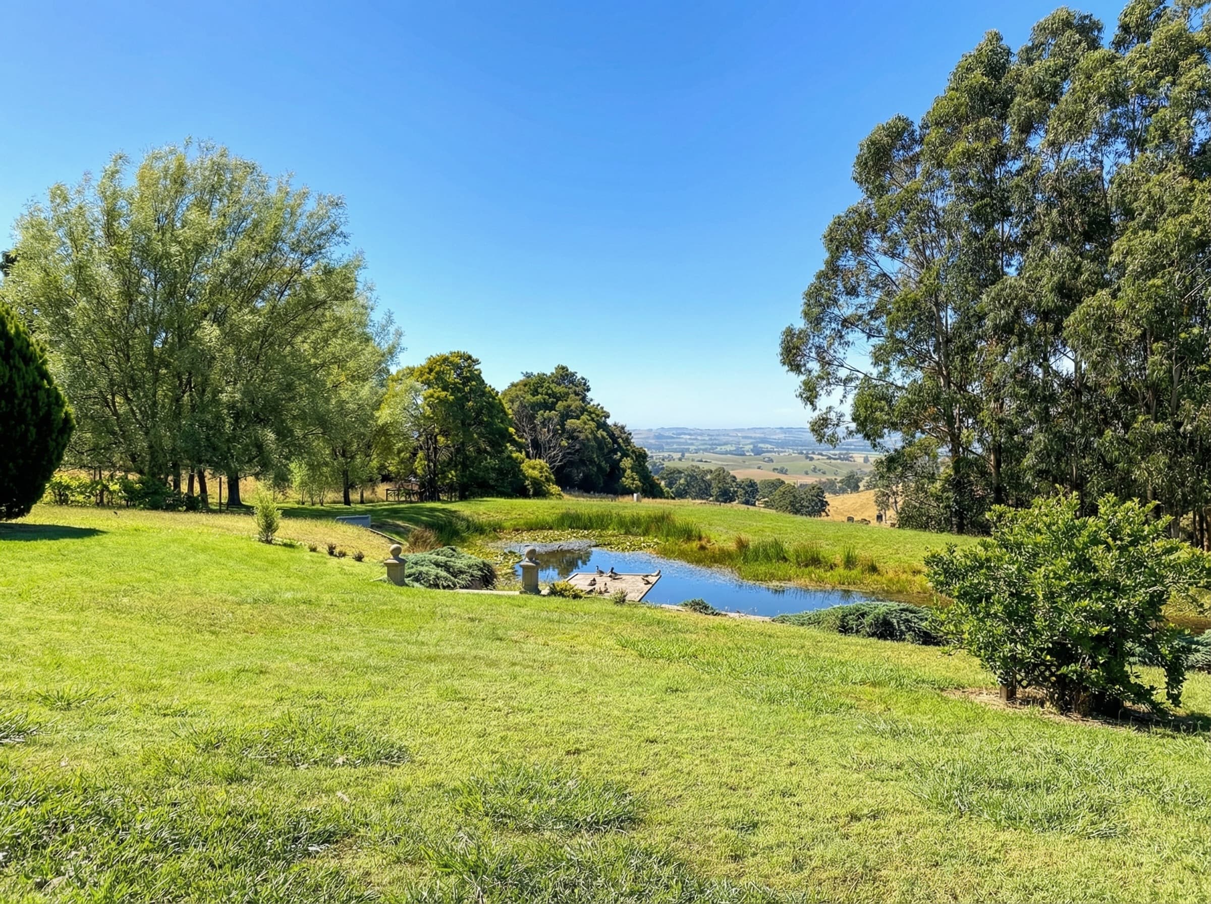 Sweeping Tarwin Valley views from the property
